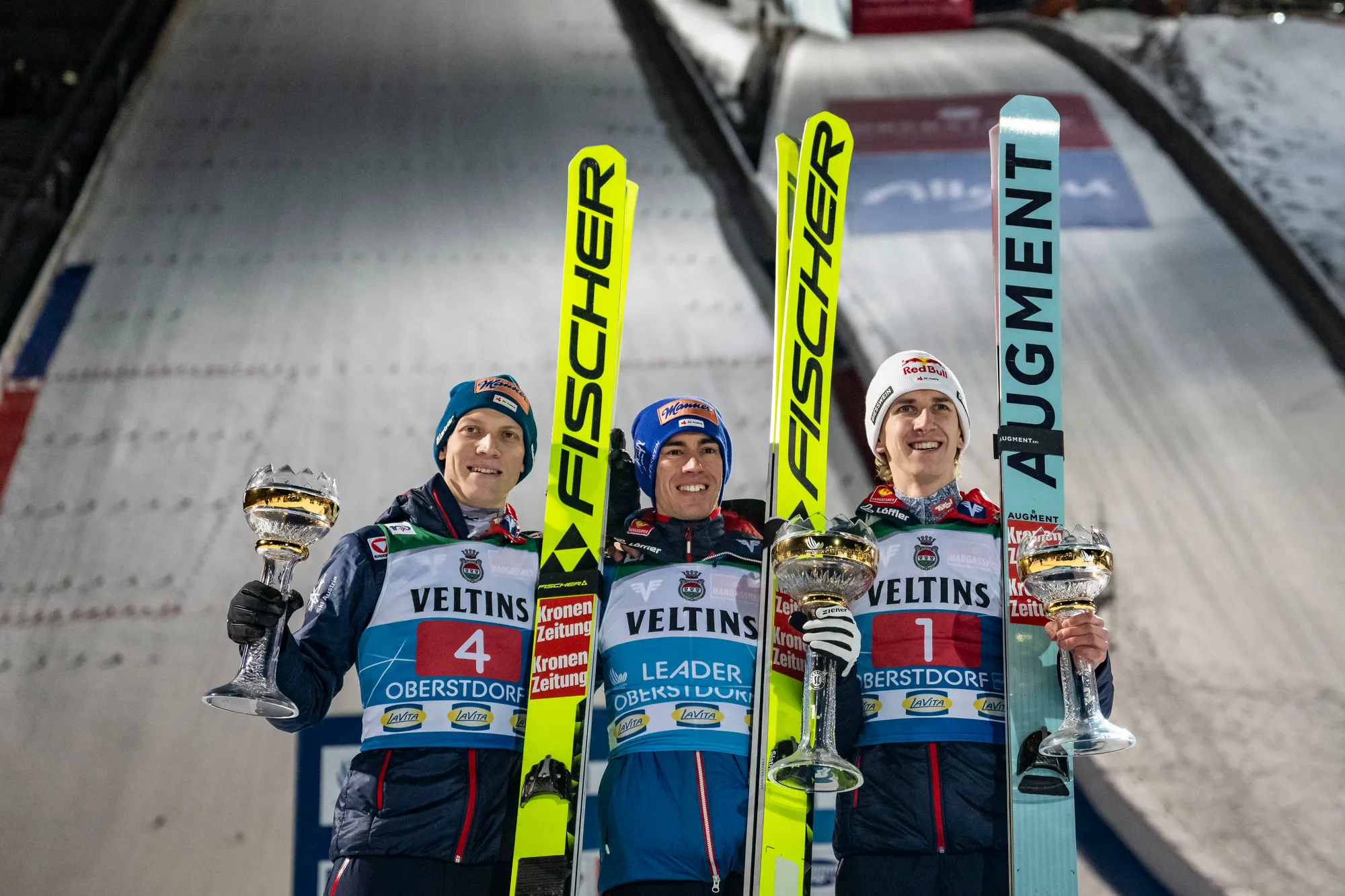 Oberstdorf: Kraft wins in front of two of his teammates