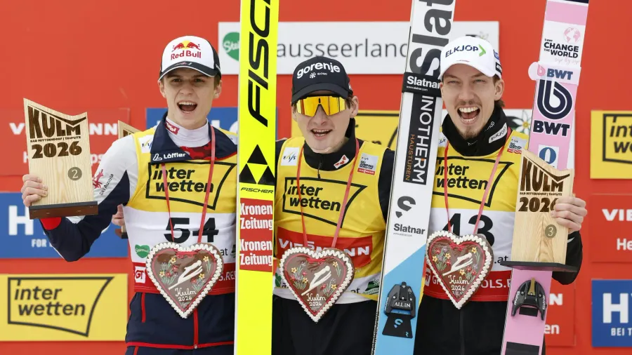 Domen Prevc takes double victory at Kulm